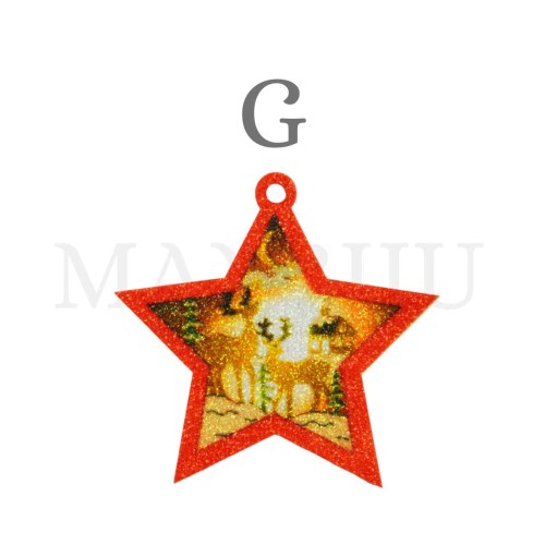 Cloth Products -Christmas Fabric Dolls With Glitter