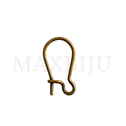 Metal Hook Earring Clasp 10x19mm