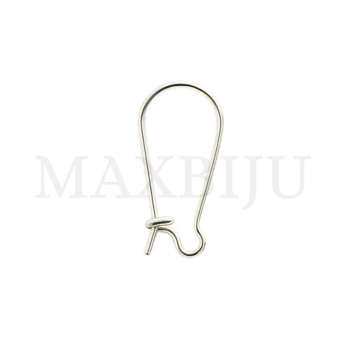 Metal Hook Earring Clasp 11x25mm