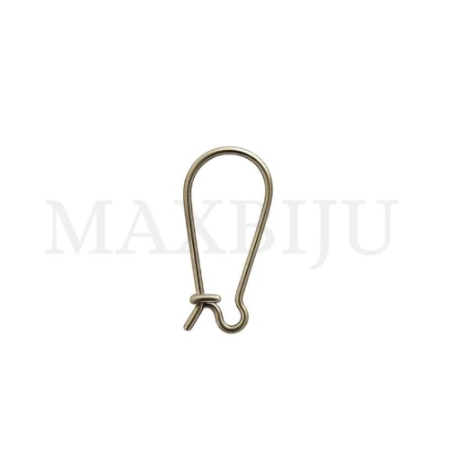 Metal Hook Earring Clasp 11x25mm