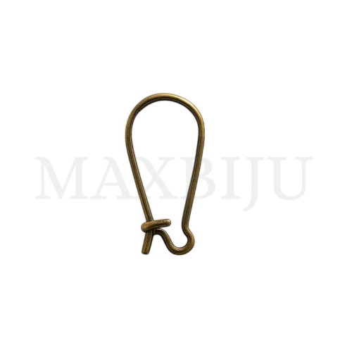 Metal Hook Earring Clasp 15x35mm