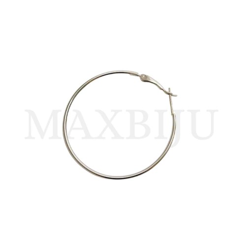 Metal Hoop Earring Base 45mm