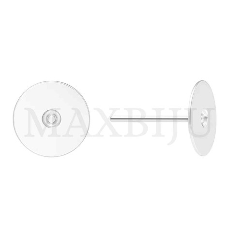 Metal Earring Base 8mm