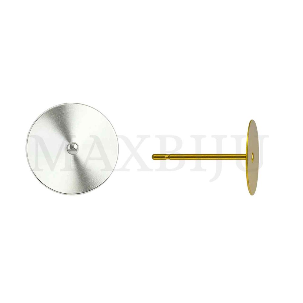 Metal Earring Base 10mm