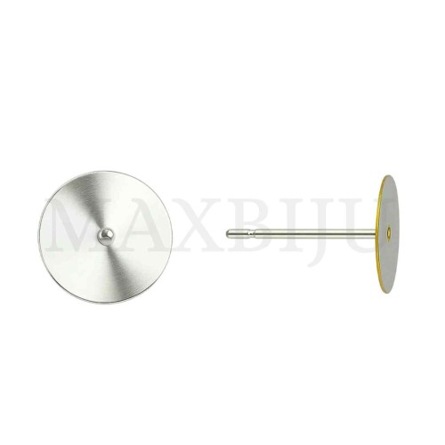 Metal Earring Base 10mm