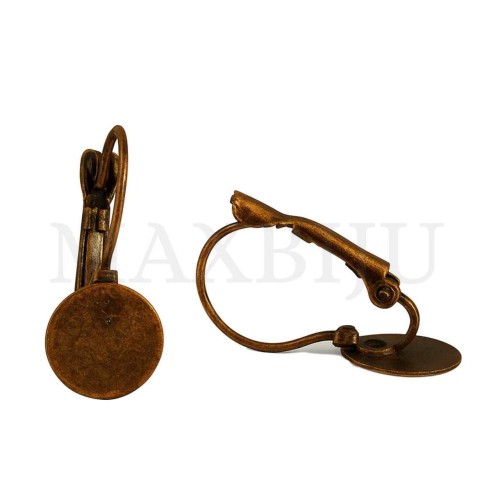 Metal Earring Base for Cabochon 10x24mm