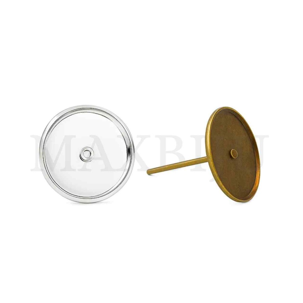 Metal Base for Cabochon 12mm