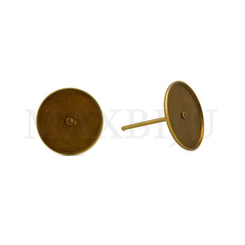 Metal Base for Cabochon 12mm
