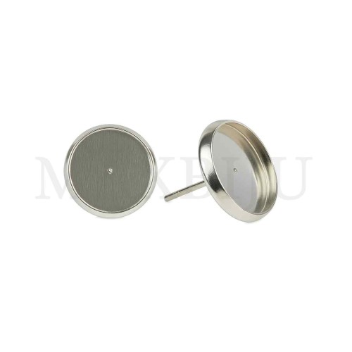 Metal Base for Cabochon 14mm