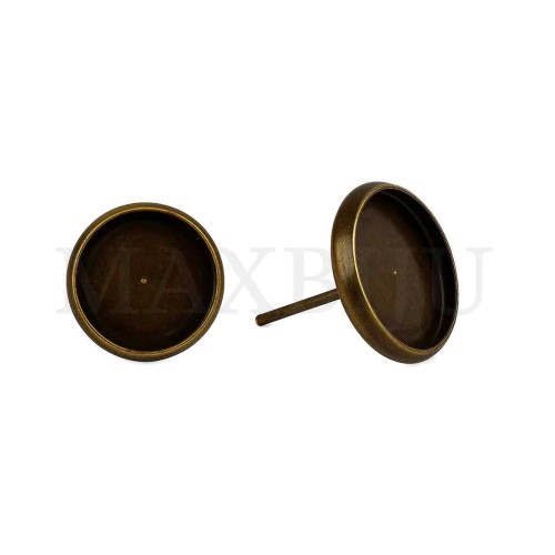 Metal Base for Cabochon 14mm