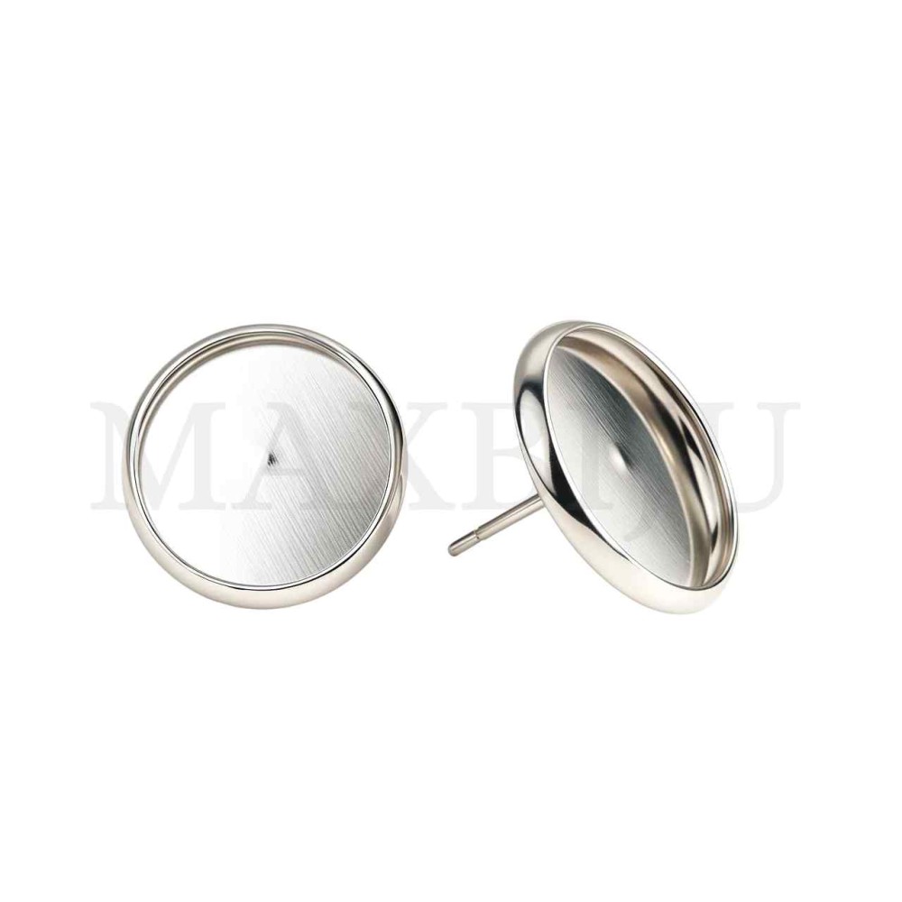 Metal Base for Cabochon 18mm