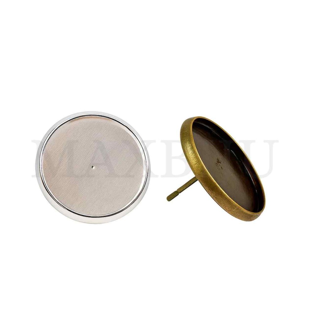 Metal Base for Cabochon 20mm