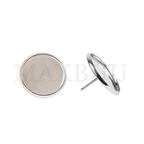 Metal Base for Cabochon 20mm