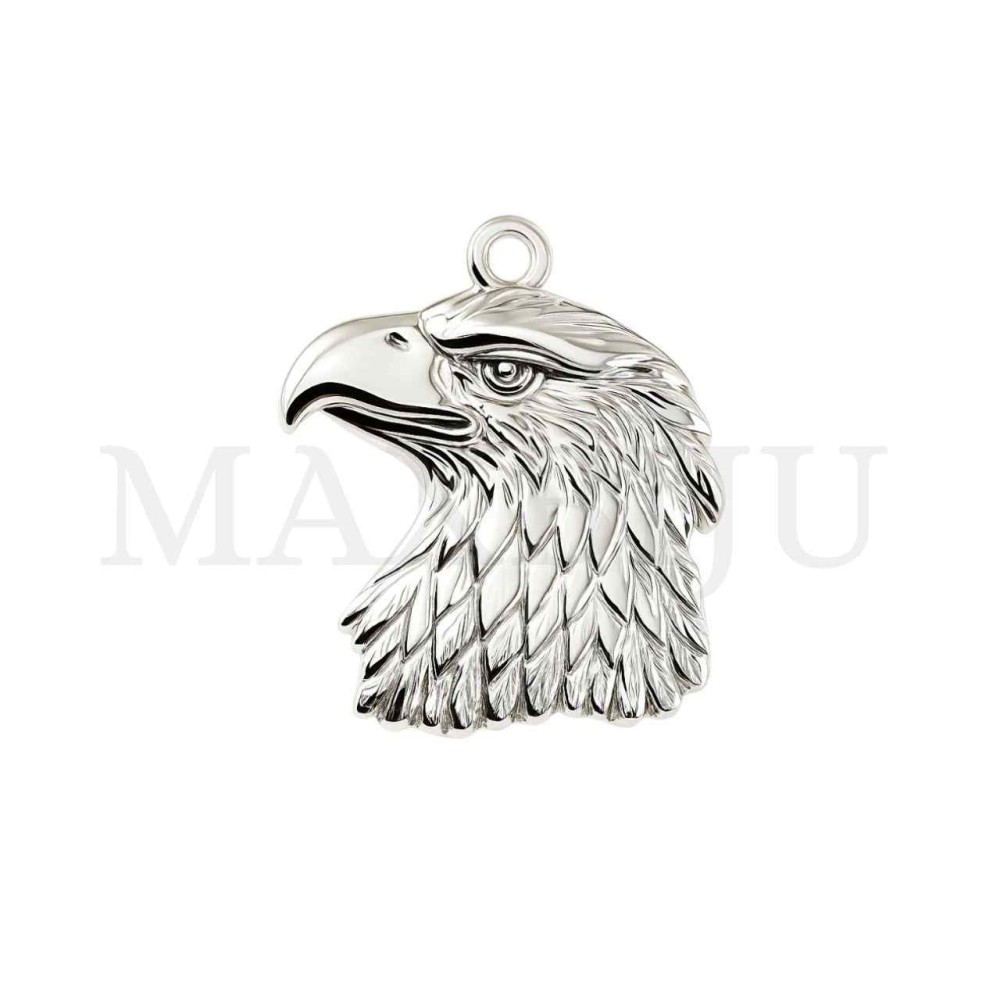 Metal Pendant - Eagle 22x26mm