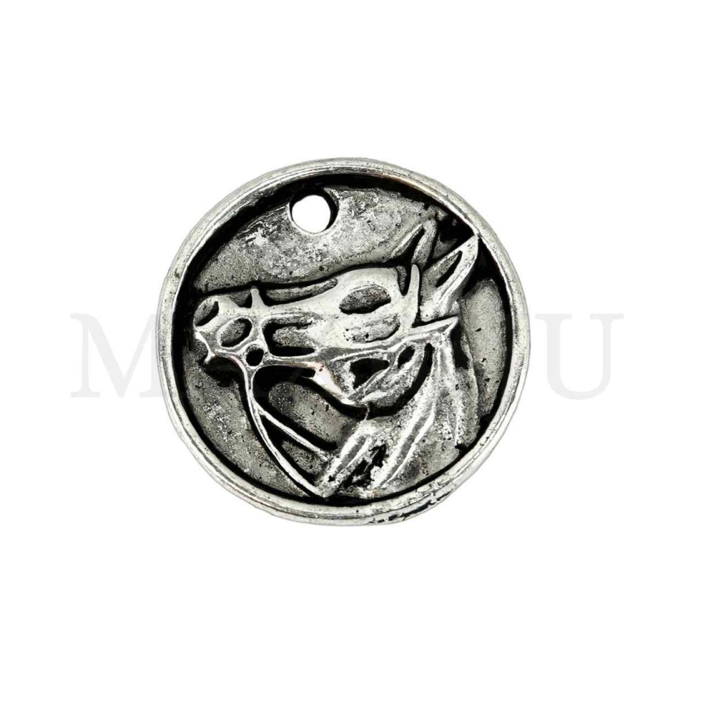 Metal Pendant - Cavalo 15mm
