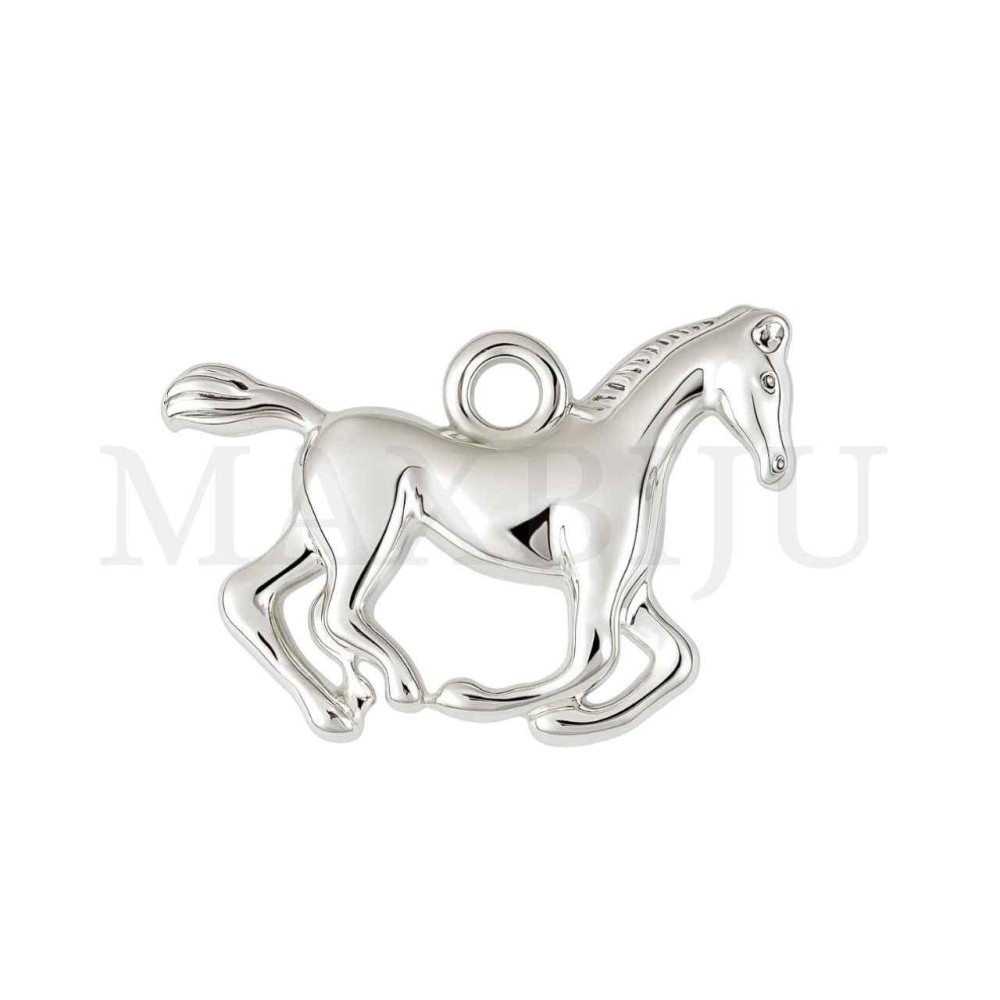 Metal Pendant - Cavalo 19x14mm