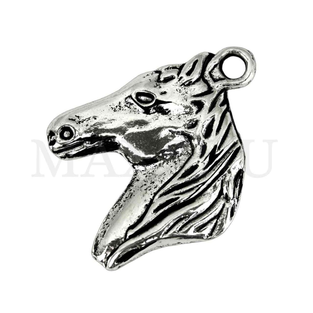 Metal Pendant - Cavalo 25x21mm