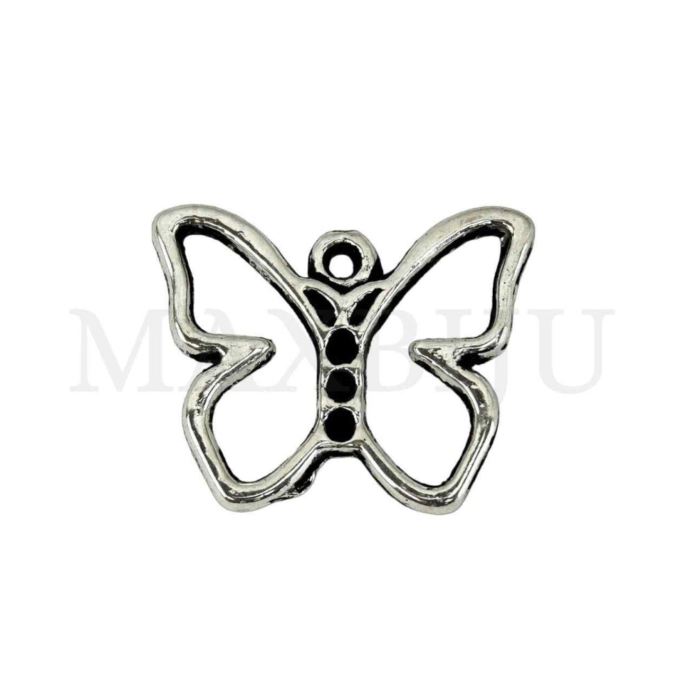 Metal Pendant - Butterfly 20x16mm
