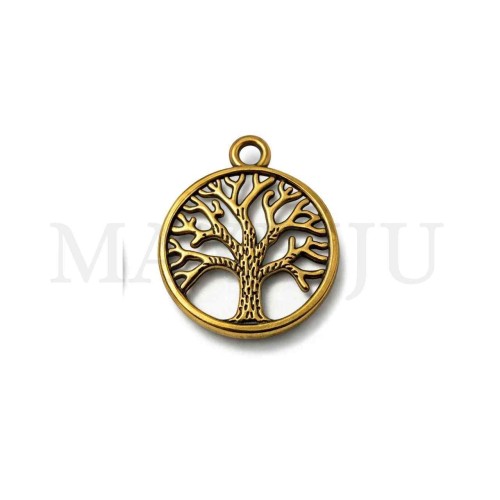 Metal Pendant - Tree 20mm