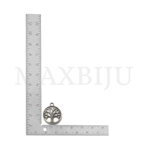 Metal Pendant - Tree 20mm