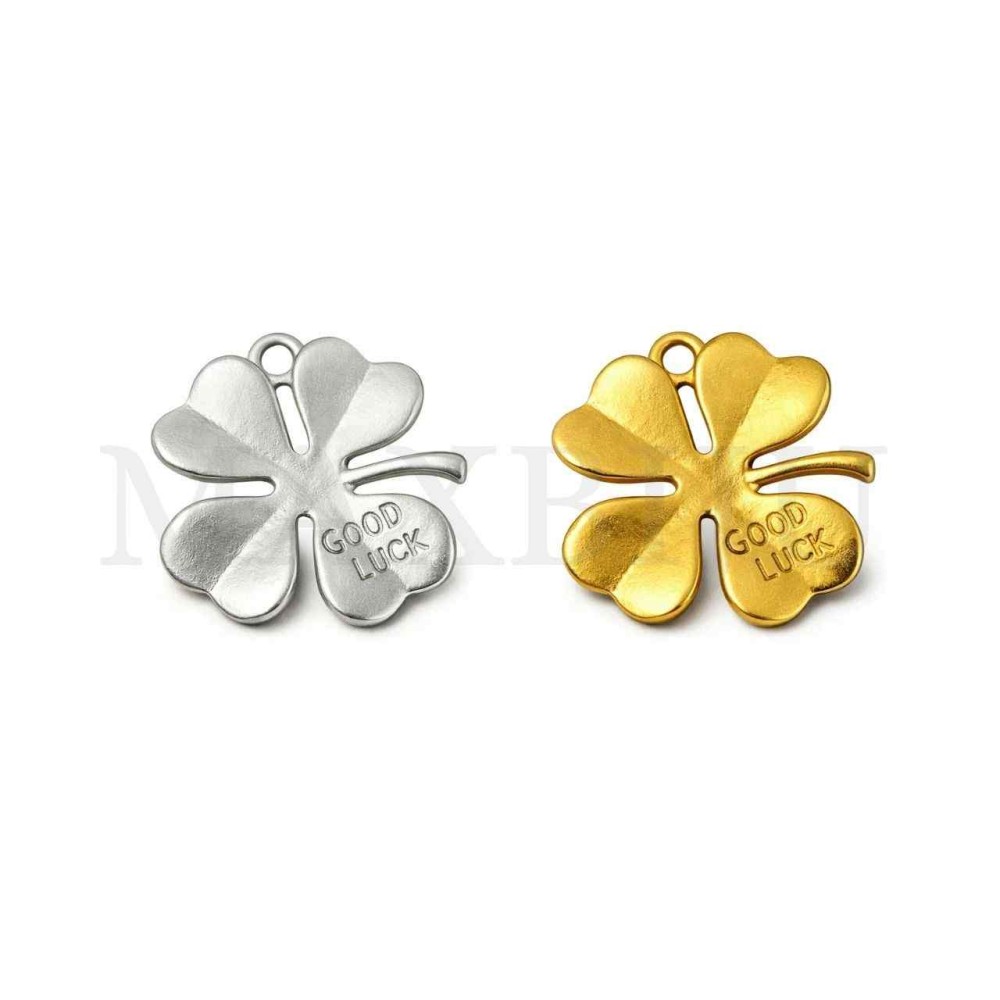 Metal Pendant - Clover 28x29mm