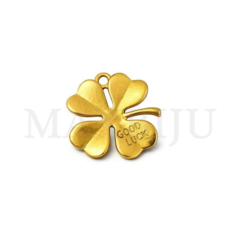 Metal Pendant - Clover 28x29mm