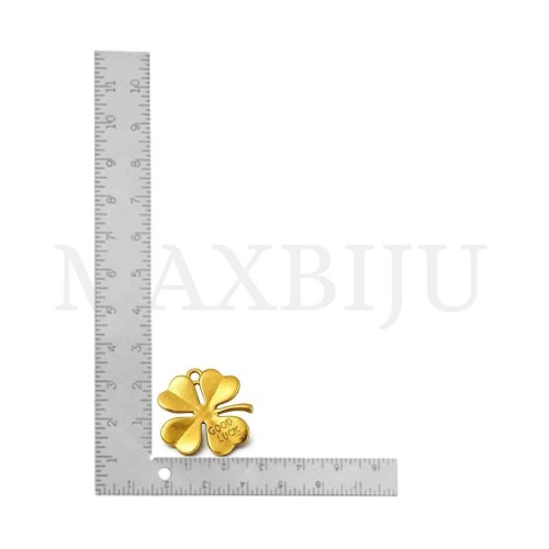 Metal Pendant - Clover 28x29mm