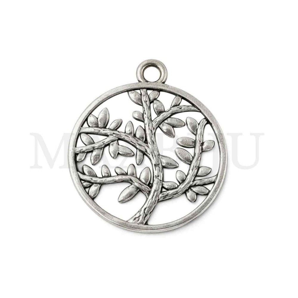 Metal Pendant - Tree 20mm