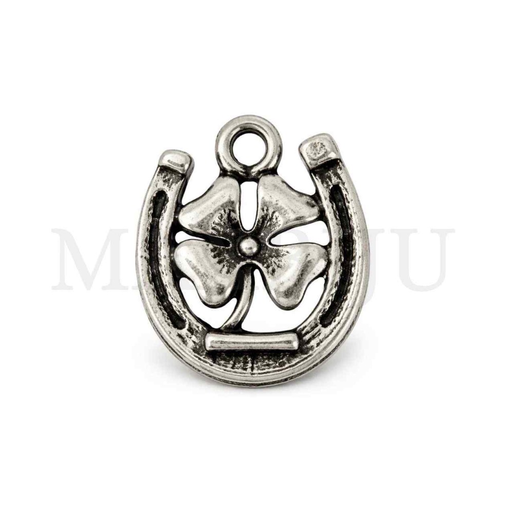 Metal Pendant - Flower 15x18mm
