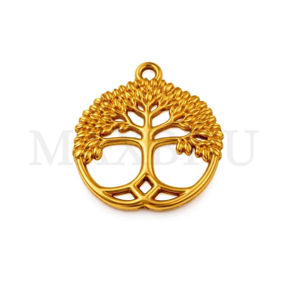 Metal Pendant - Tree 24mm