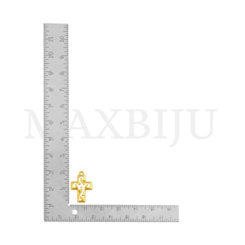 Metal Pendant - Cross 17x23mm