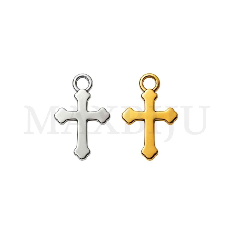 Metal Pendant - Cross 13x16mm