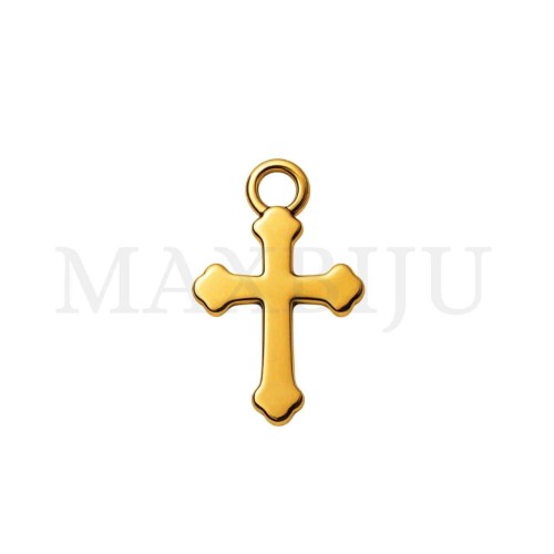 Metal Pendant - Cross 13x16mm