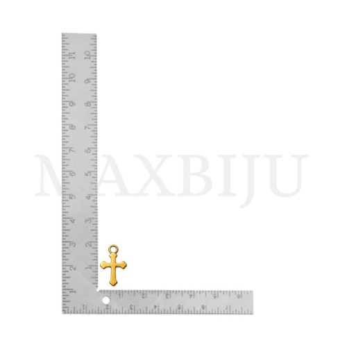 Metal Pendant - Cross 13x16mm