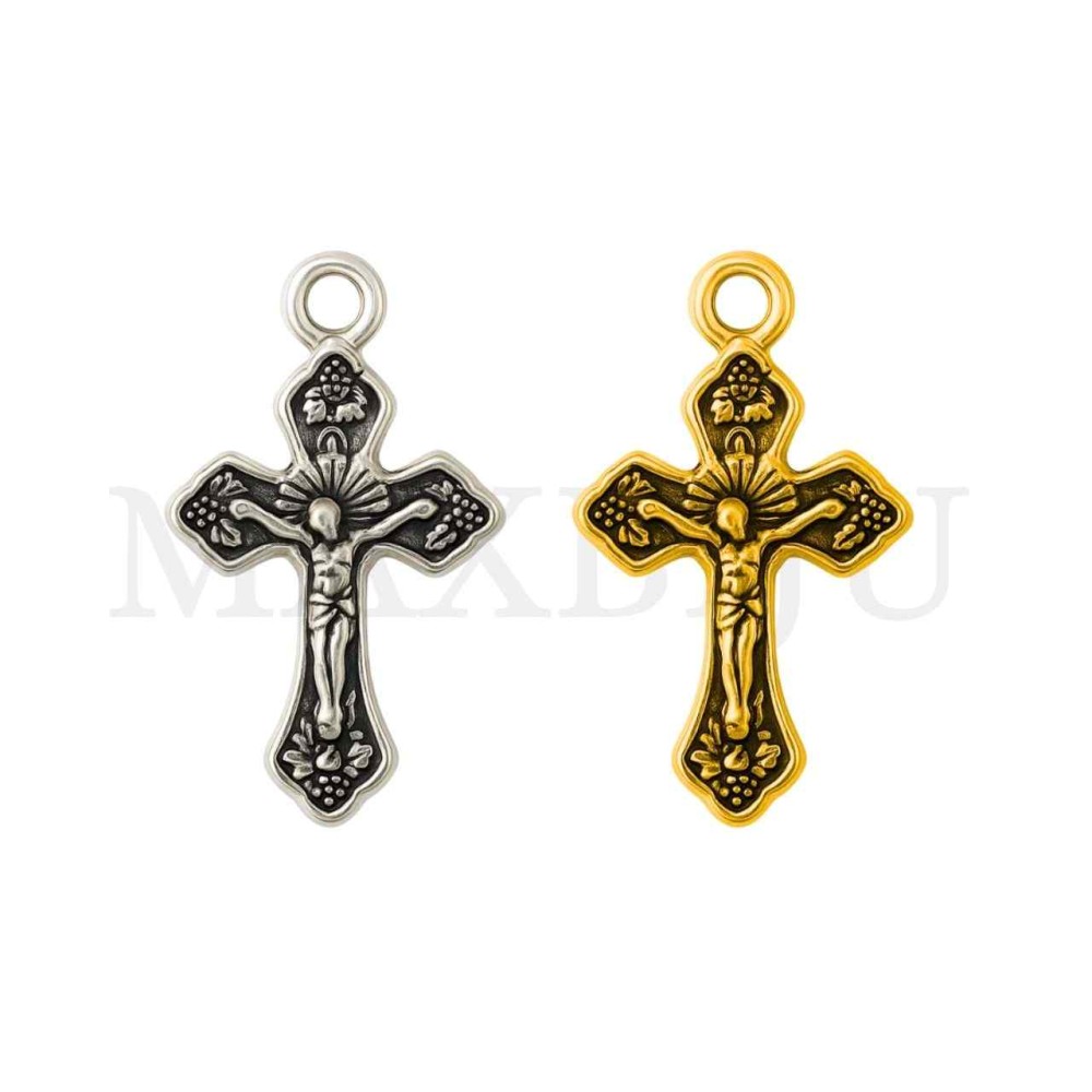 Metal Pendant - Cross 14x20mm