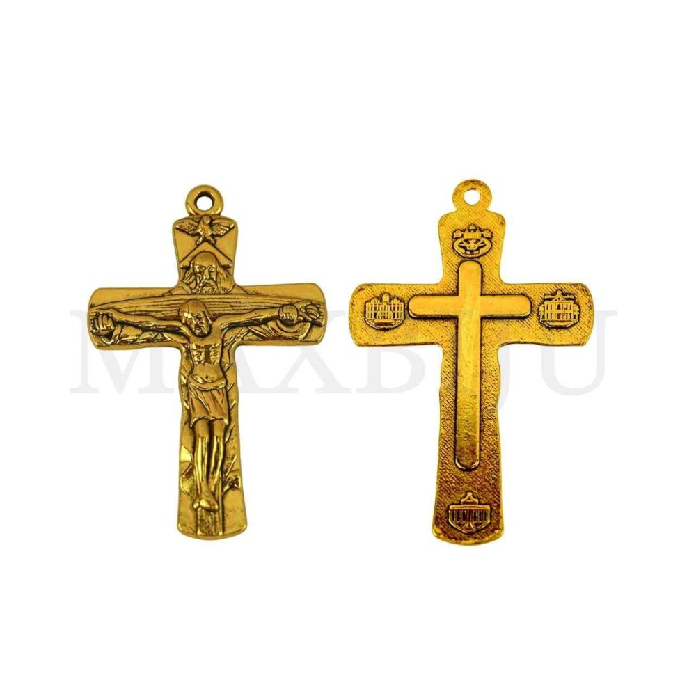 Metal Pendant - Cross 28x39mm
