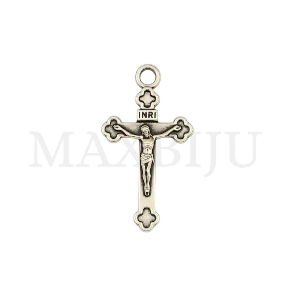 Metal Pendant - Cross 15x24mm