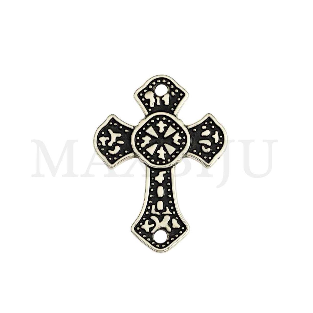 Metal Pendant - Cross 17x24mm