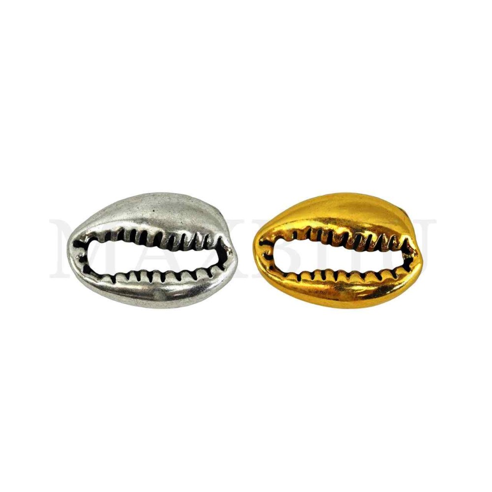 Metal Pendant - Shell 17x11mm