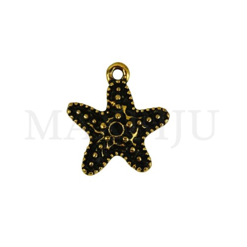 Metal Pendant - Starfish 18x20mm