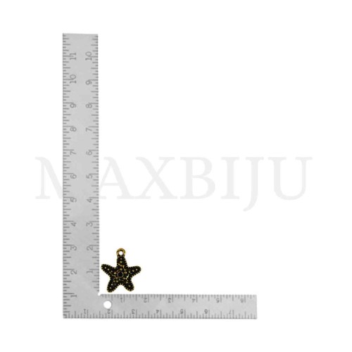 Metal Pendant - Starfish 18x20mm