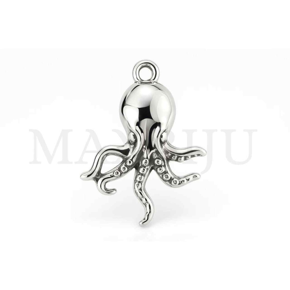 Metal Pendant - Octupus 14x21mm
