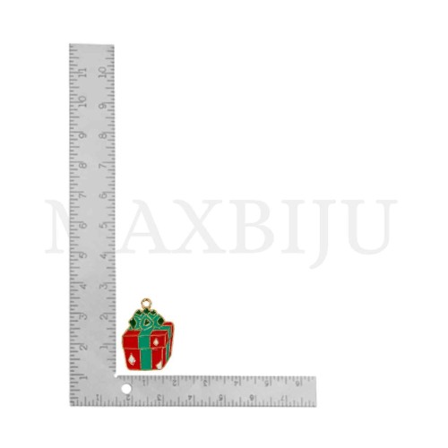 Metal Christmas Gift Pendant 18x25mm