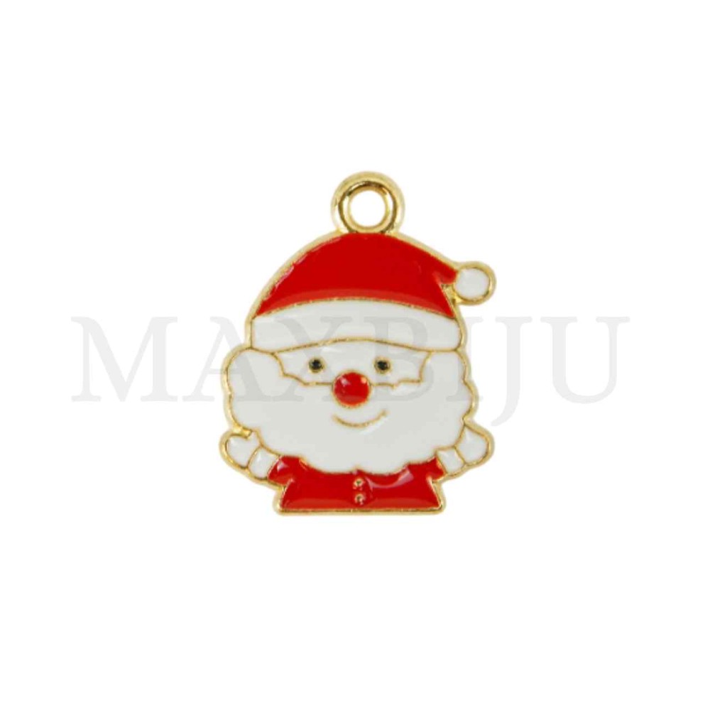 Metal Santa Claus Pendant 15x19mm