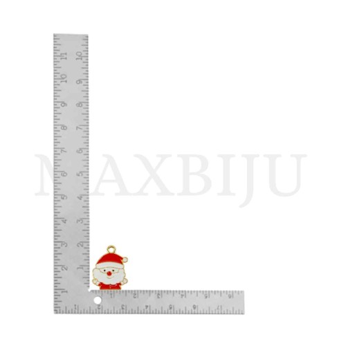 Metal Santa Claus Pendant 15x19mm