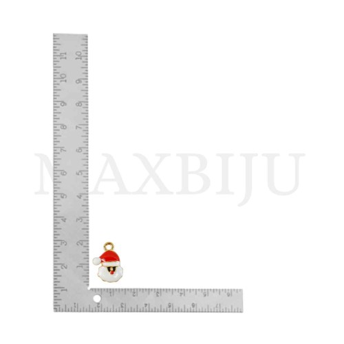 Metal Santa Claus Pendant 13x29mm