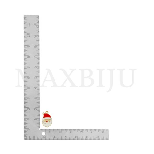 Metal Santa Claus Pendant 11x20mm