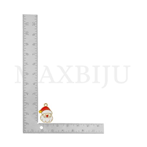 Metal Santa Claus Pendant 14x21mm