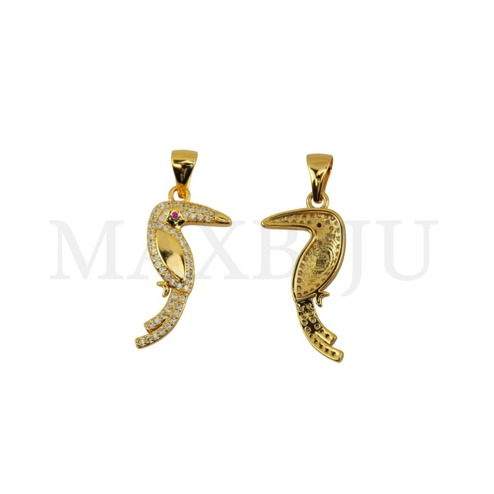 14x17mm rhodium-Plated Pendant.