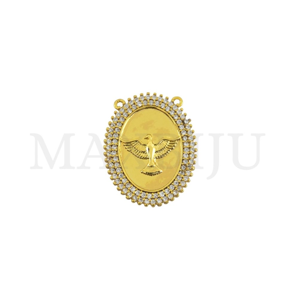 Rhodium-Plated Pendant – Espírito Santo, 23x28mm.